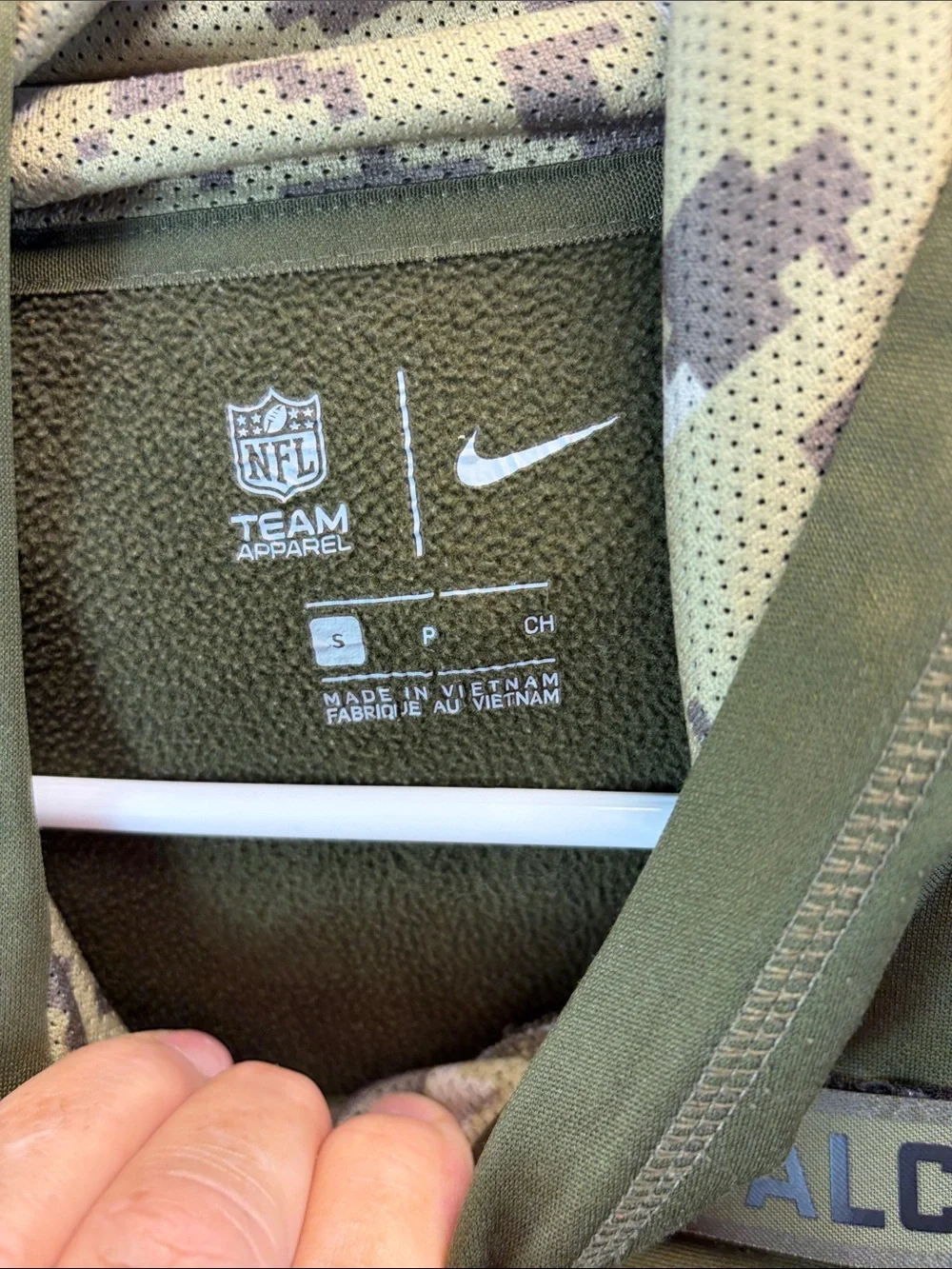 Nike Kids Olive Green Atlanta Falcons Hooded Puffer Jacket